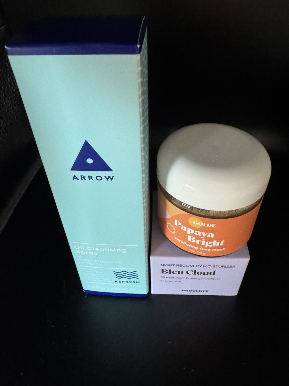 Lot of 3 New Revitalizing Skincare Arrow Bleu Cloud Papaya Bright